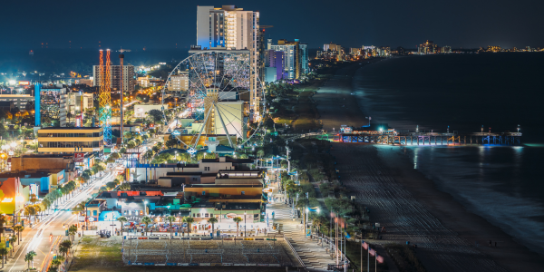 Myrtle Beach at night