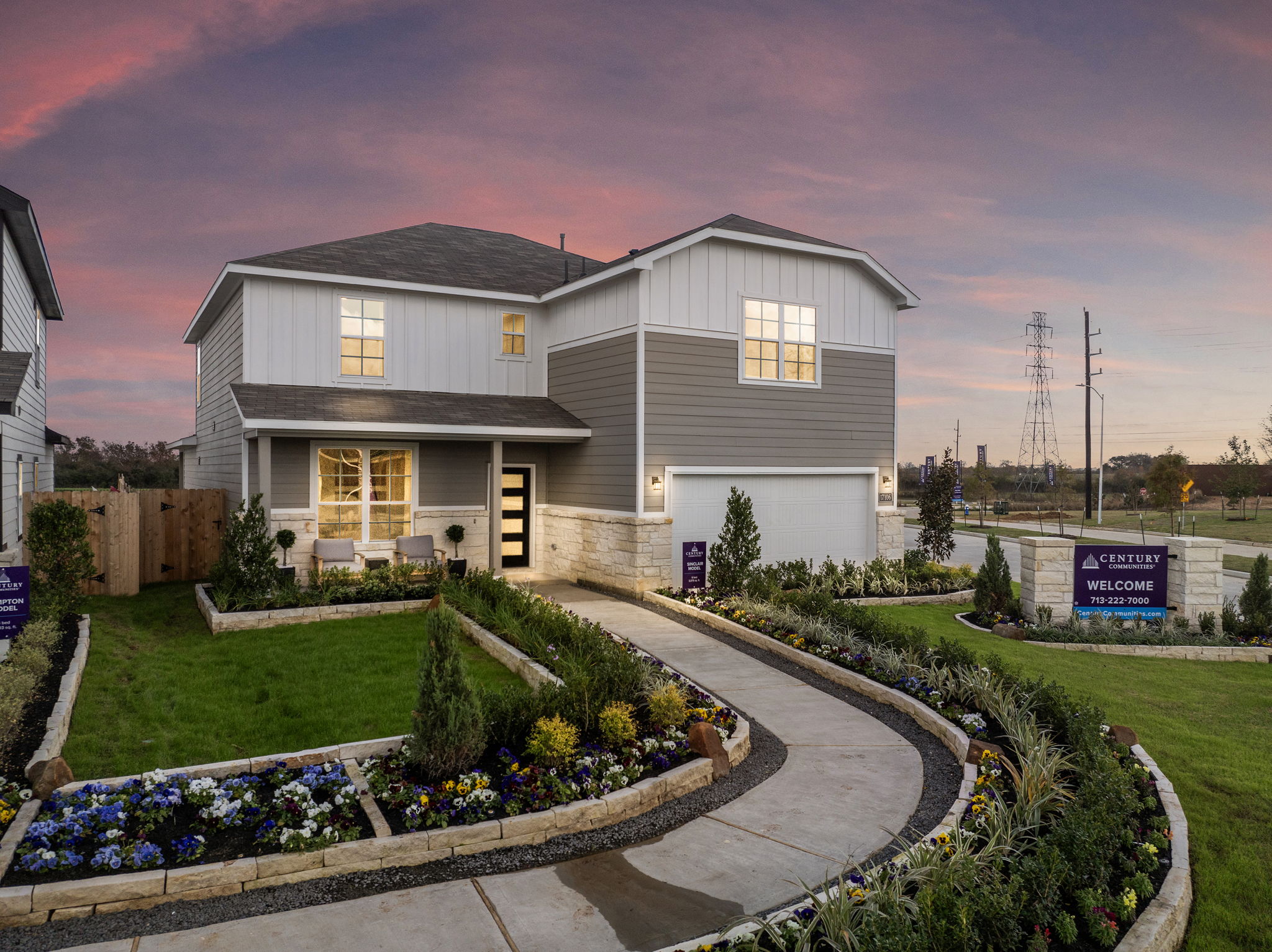 New homes at Paloma at Sanford Farms