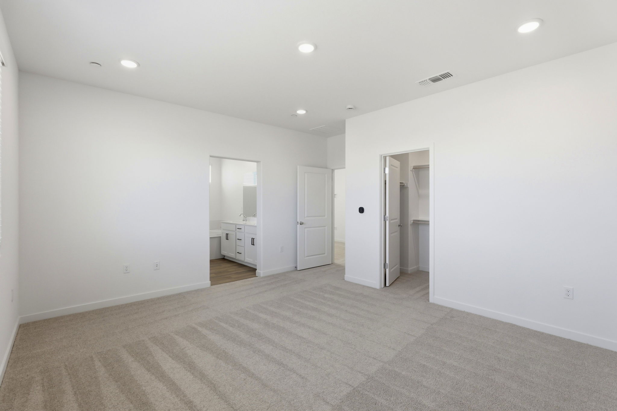 A room with white walls.