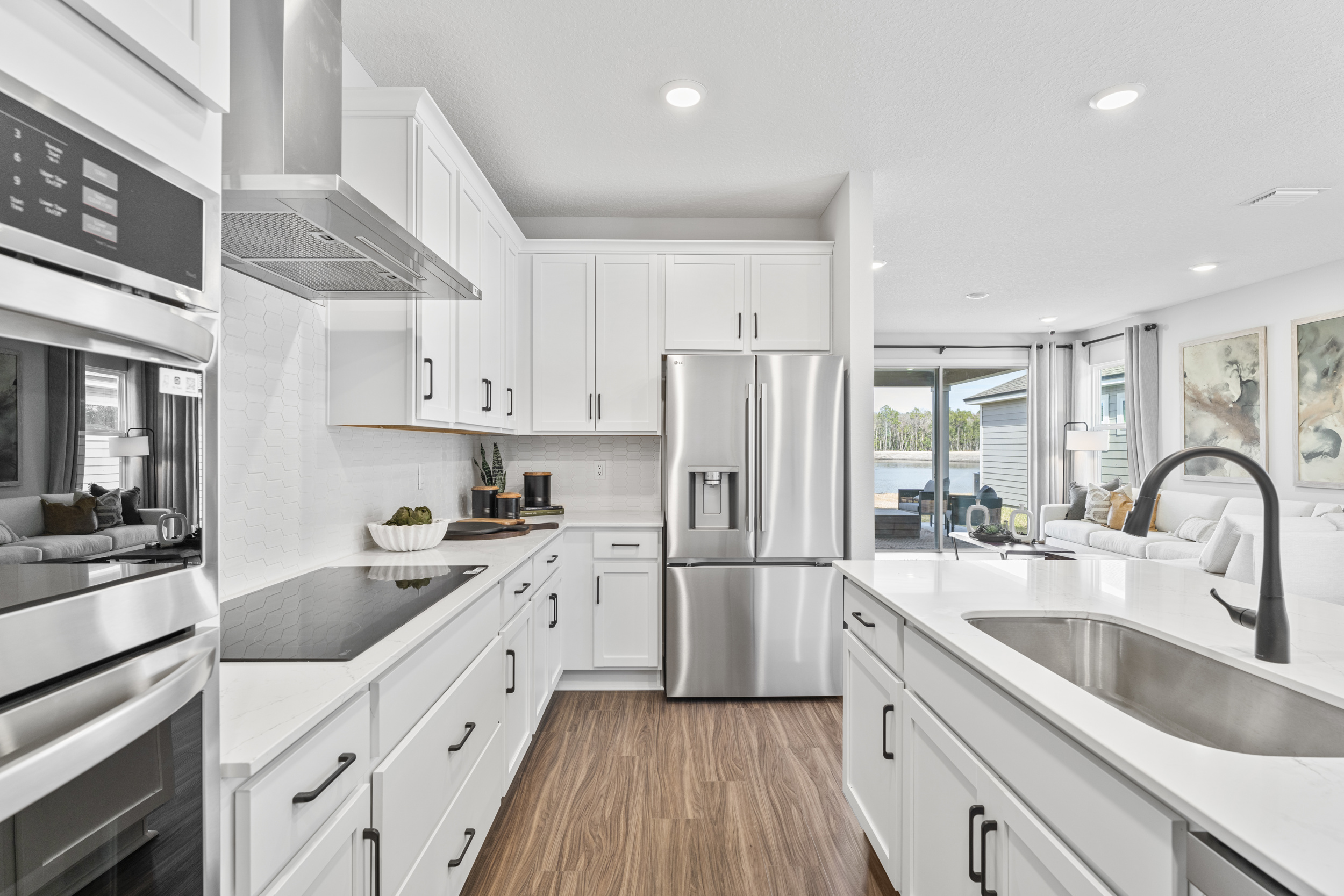 Silverbell II Floor Plan Chef's Kitchen with LG Appliances at The Preserve at Camden Woods