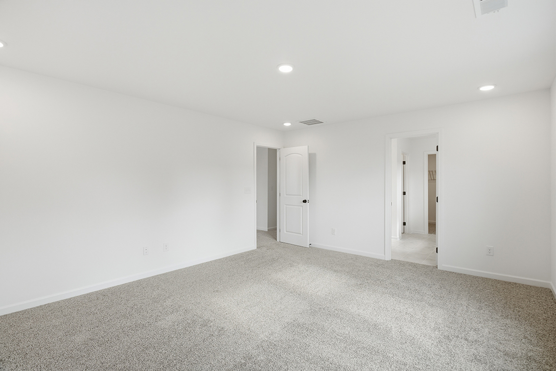 A room with white walls.