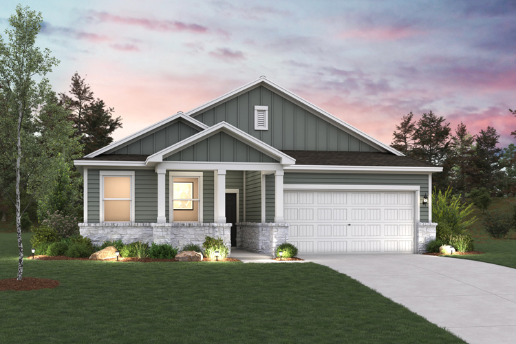 Geneva plan, elevation C
