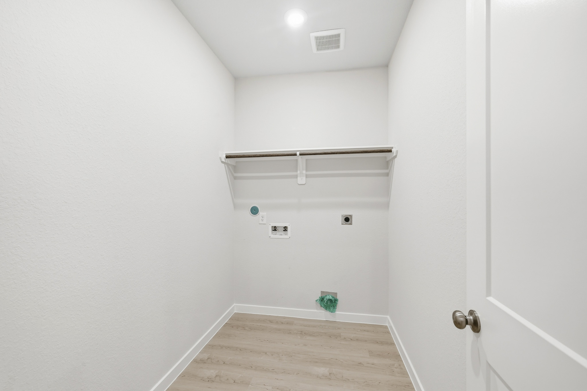 A room with white walls.