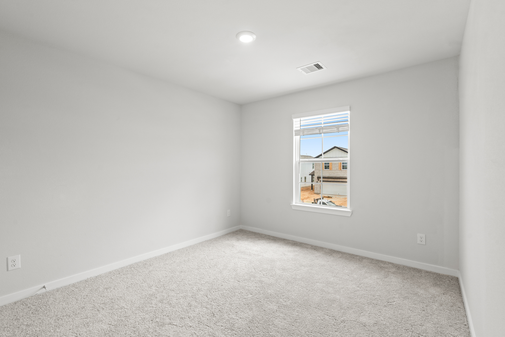 A room with a window.