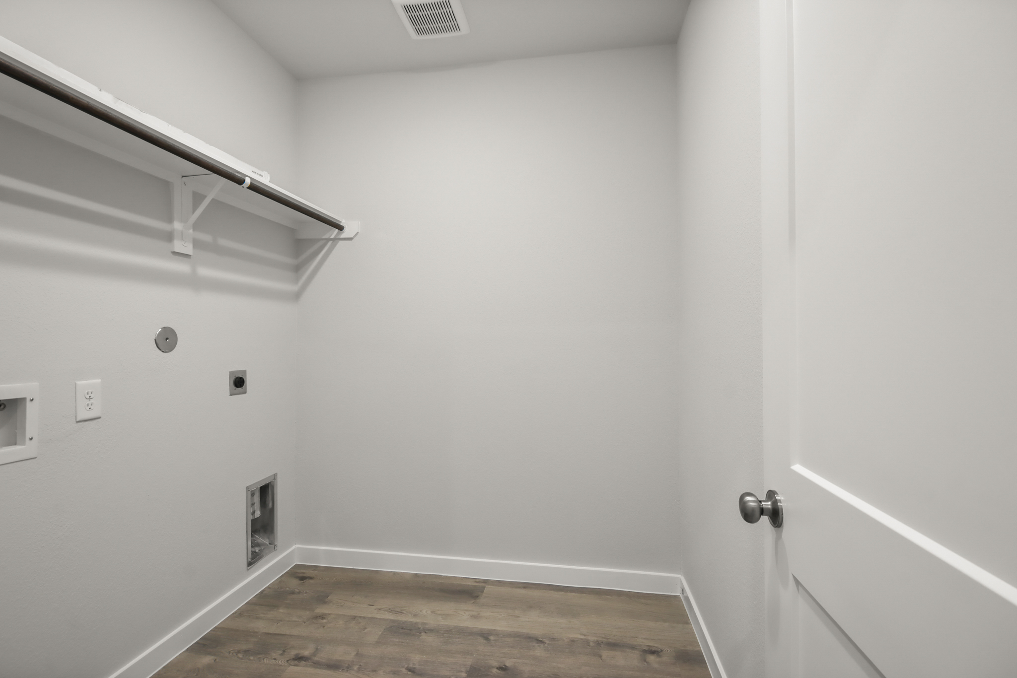 A room with white walls.