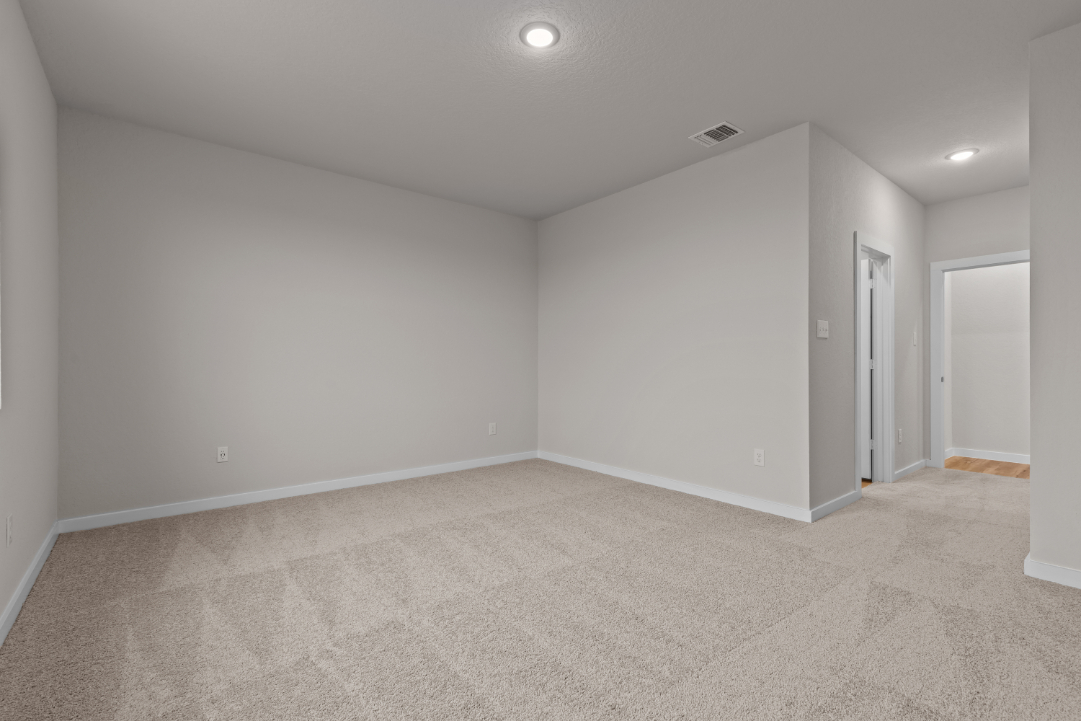 A room with white walls.