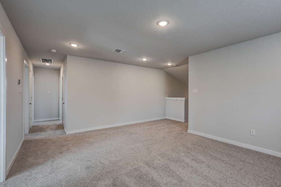 A room with white walls.