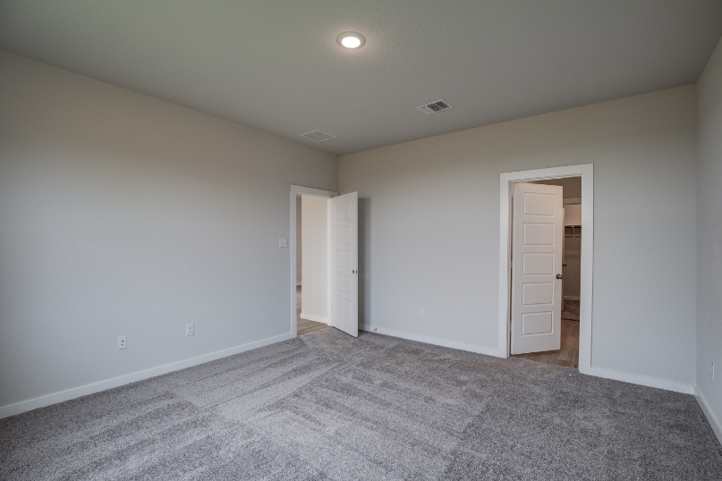 A room with white walls.