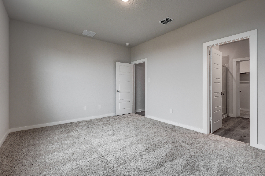 A room with white walls.