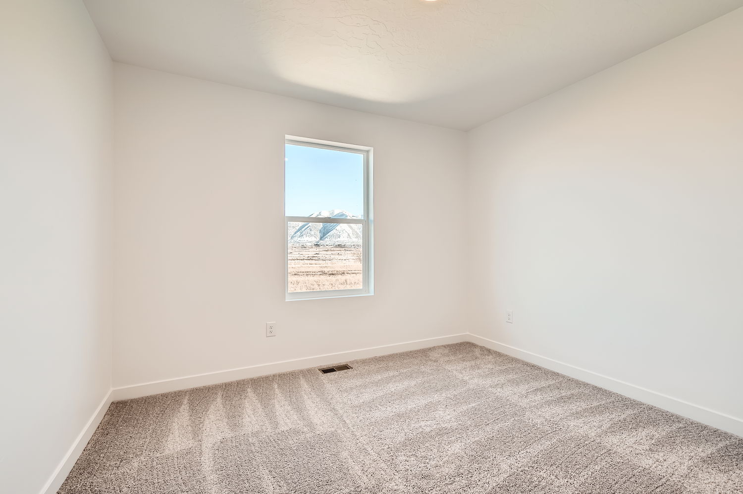 A room with a window.