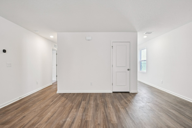 A room with white walls.