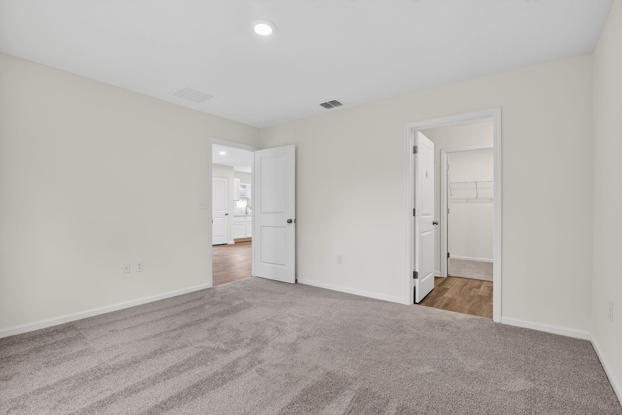 A room with white walls.