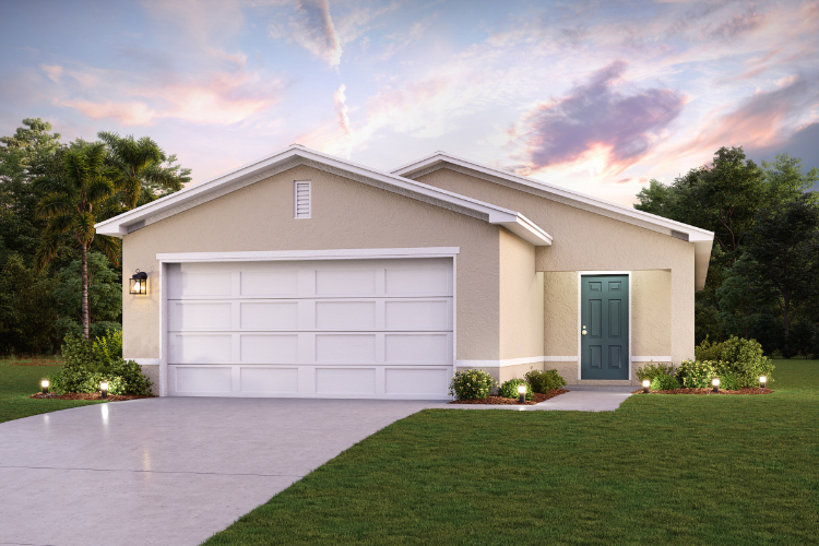 The Cottage at Scenic Terrace Sanibel one-story stucco plan